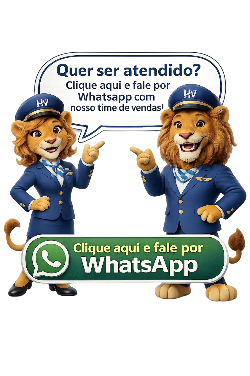 Mascotes Hadassa convidando para falar no WhatsApp